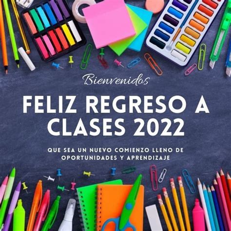 feliz regreso a clases reflexion